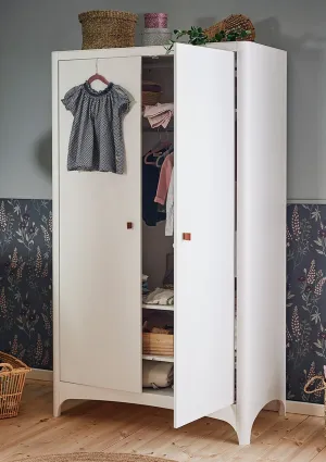 'Classic' Kleiderschrank 2-türig Weiss