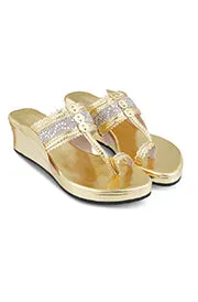 Classic Low K Wedges Champagne