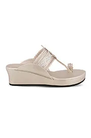Classic Low K Wedges Champagne