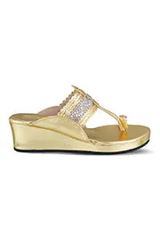 Classic Low K Wedges Champagne