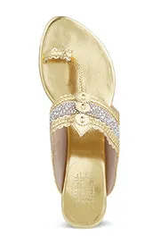 Classic Low K Wedges Champagne