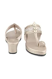 Classic Low K Wedges Champagne