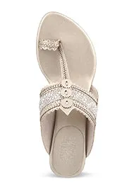 Classic Low K Wedges Champagne