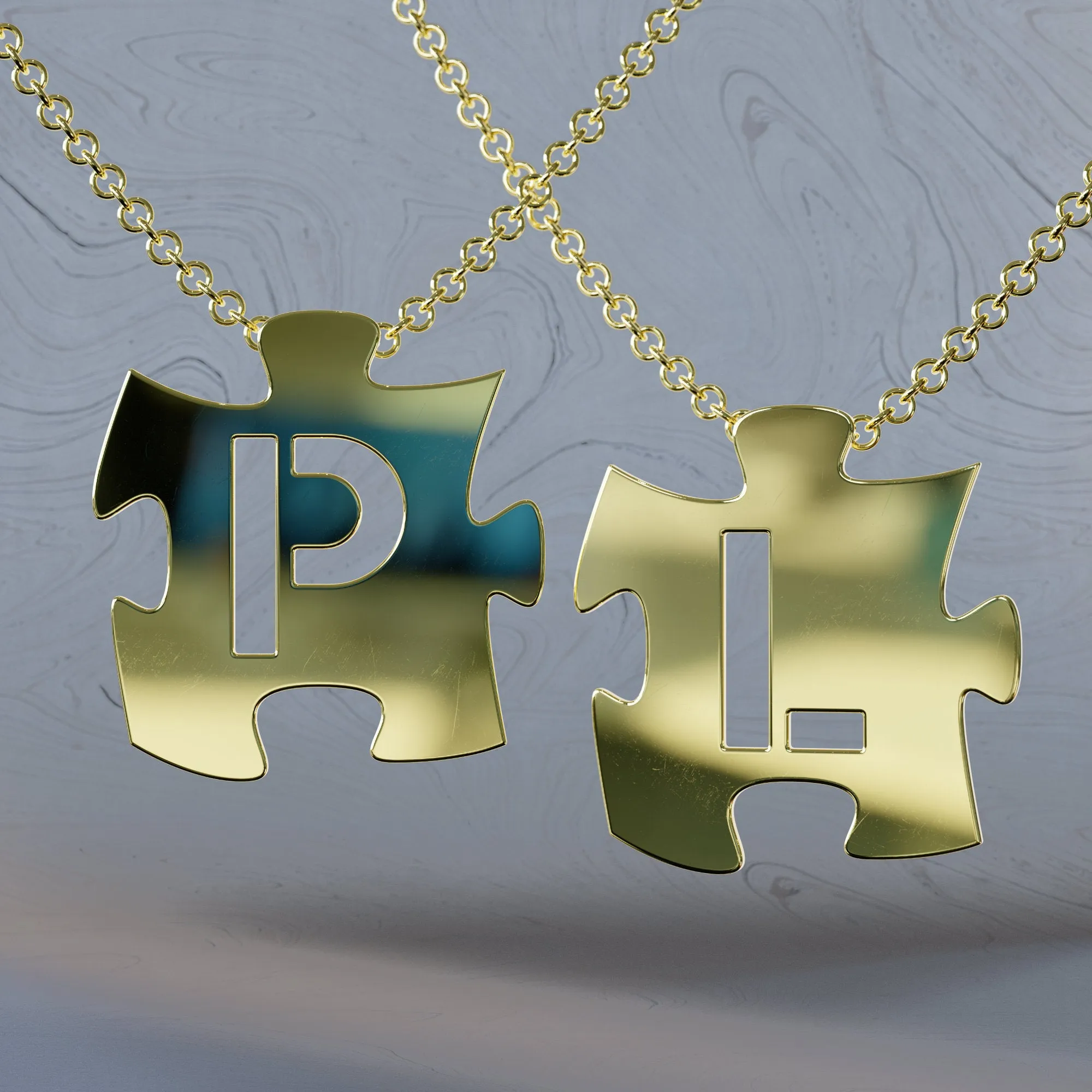 Classic Puzzle Initials