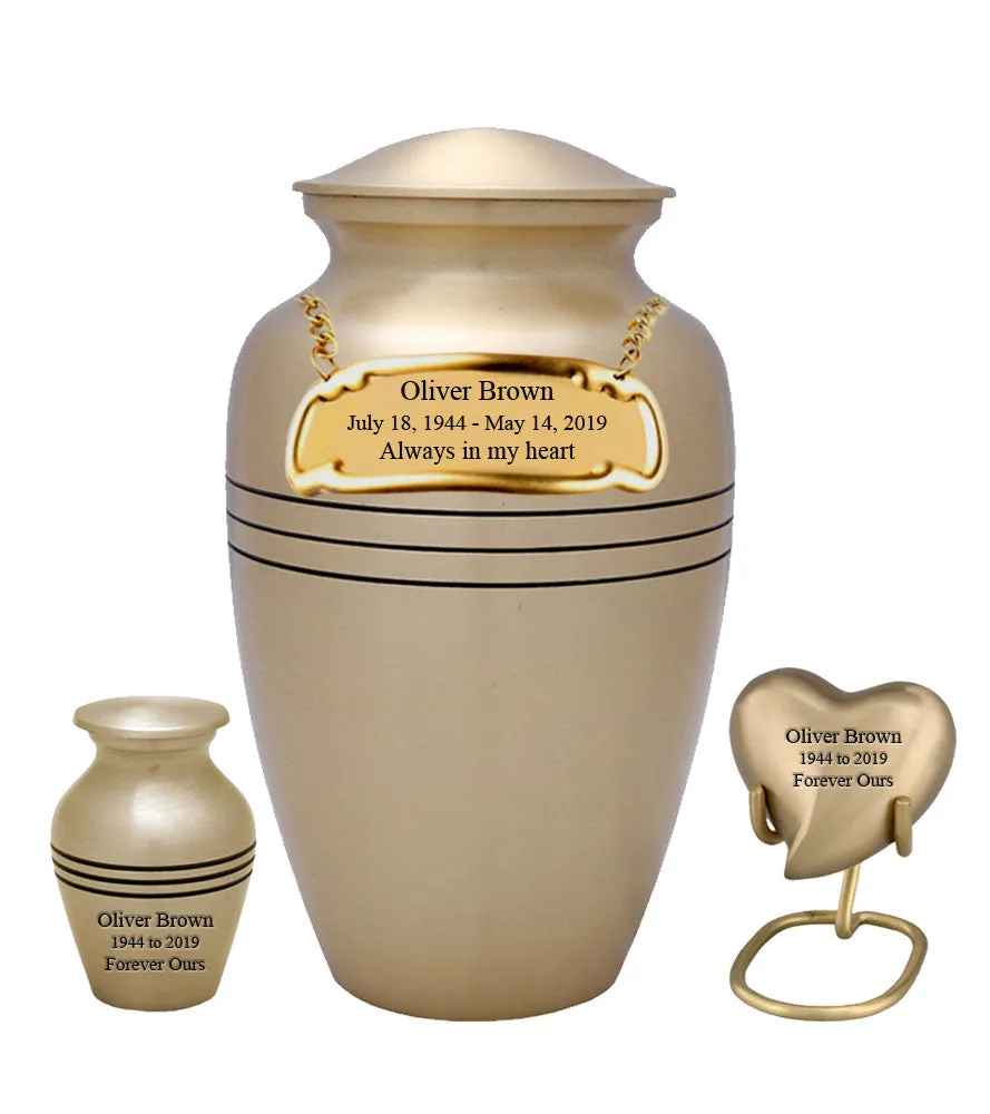 Classic Series - Gold Cremation Urn - IUCL100