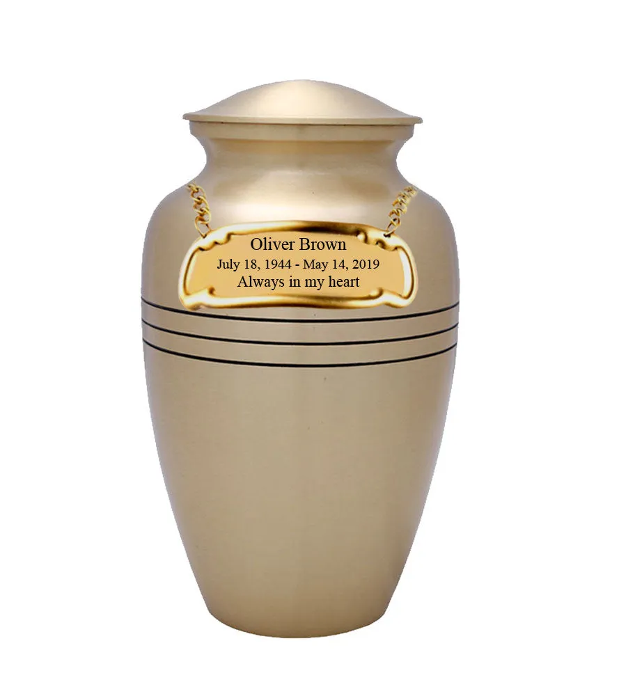 Classic Series - Gold Cremation Urn - IUCL100