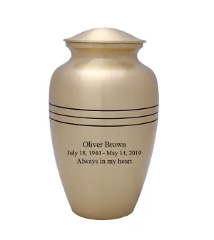 Classic Series - Gold Cremation Urn - IUCL100