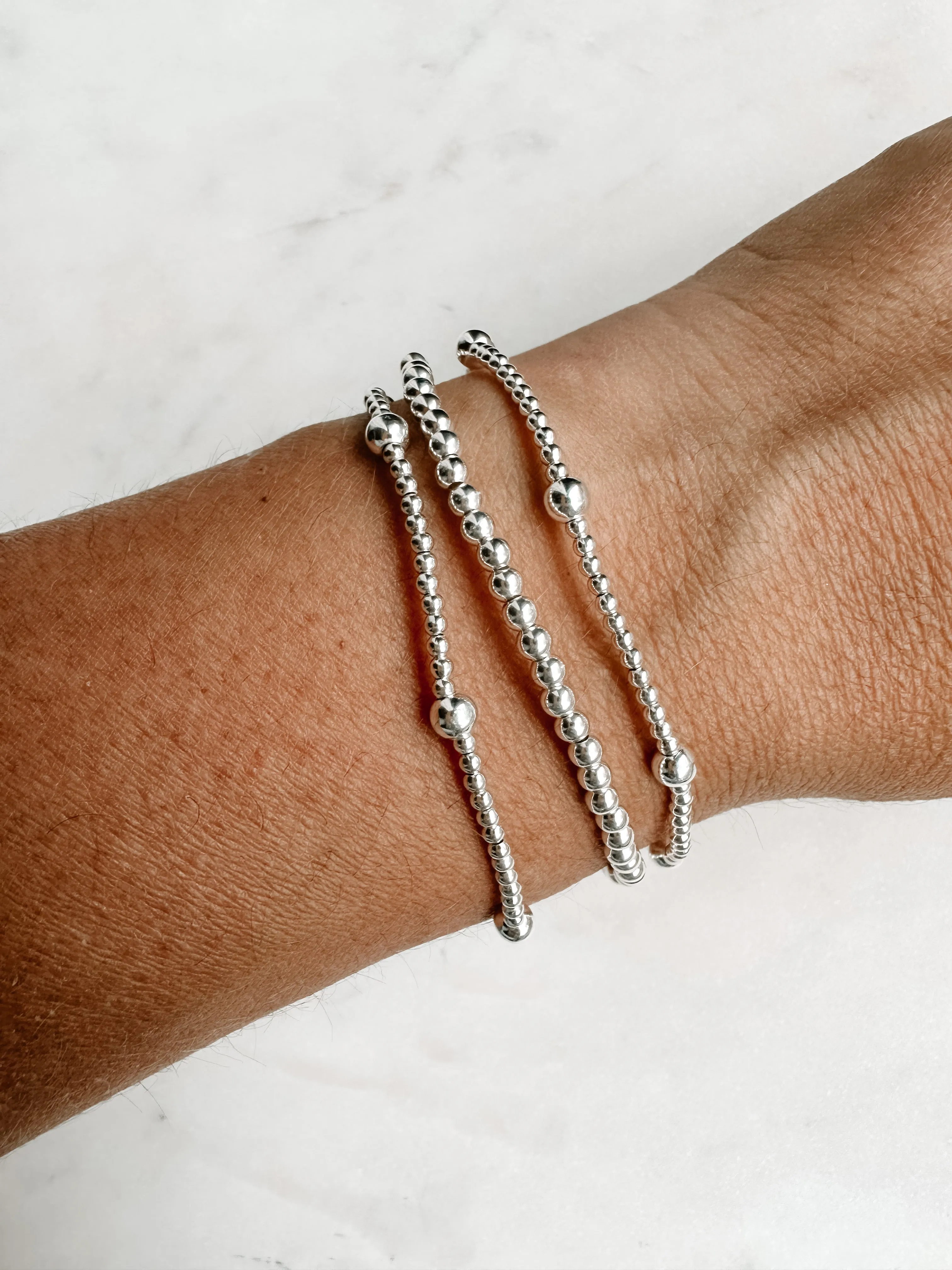 Classic Strand of Silver Bracelet