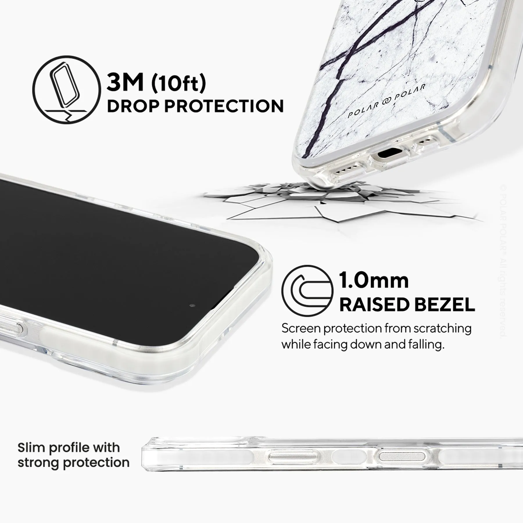 Classic White - iPhone 16 Plus Clear Bumper MagSafe Case