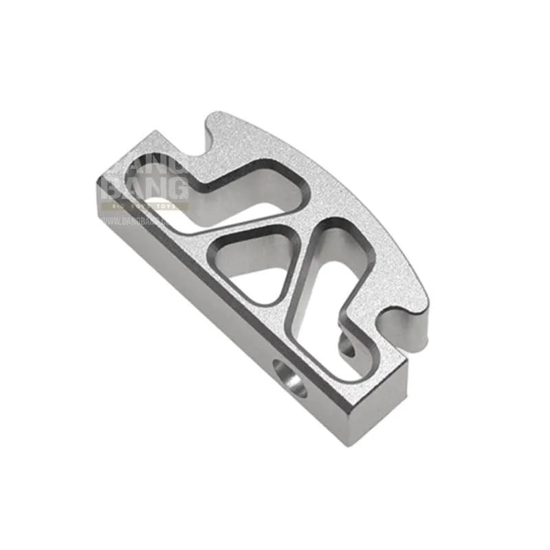 COWCOW Technology Module Trigger Shoe C for Tokyo Marui Hi-Capa & 1911 GBB Pistol - Silver