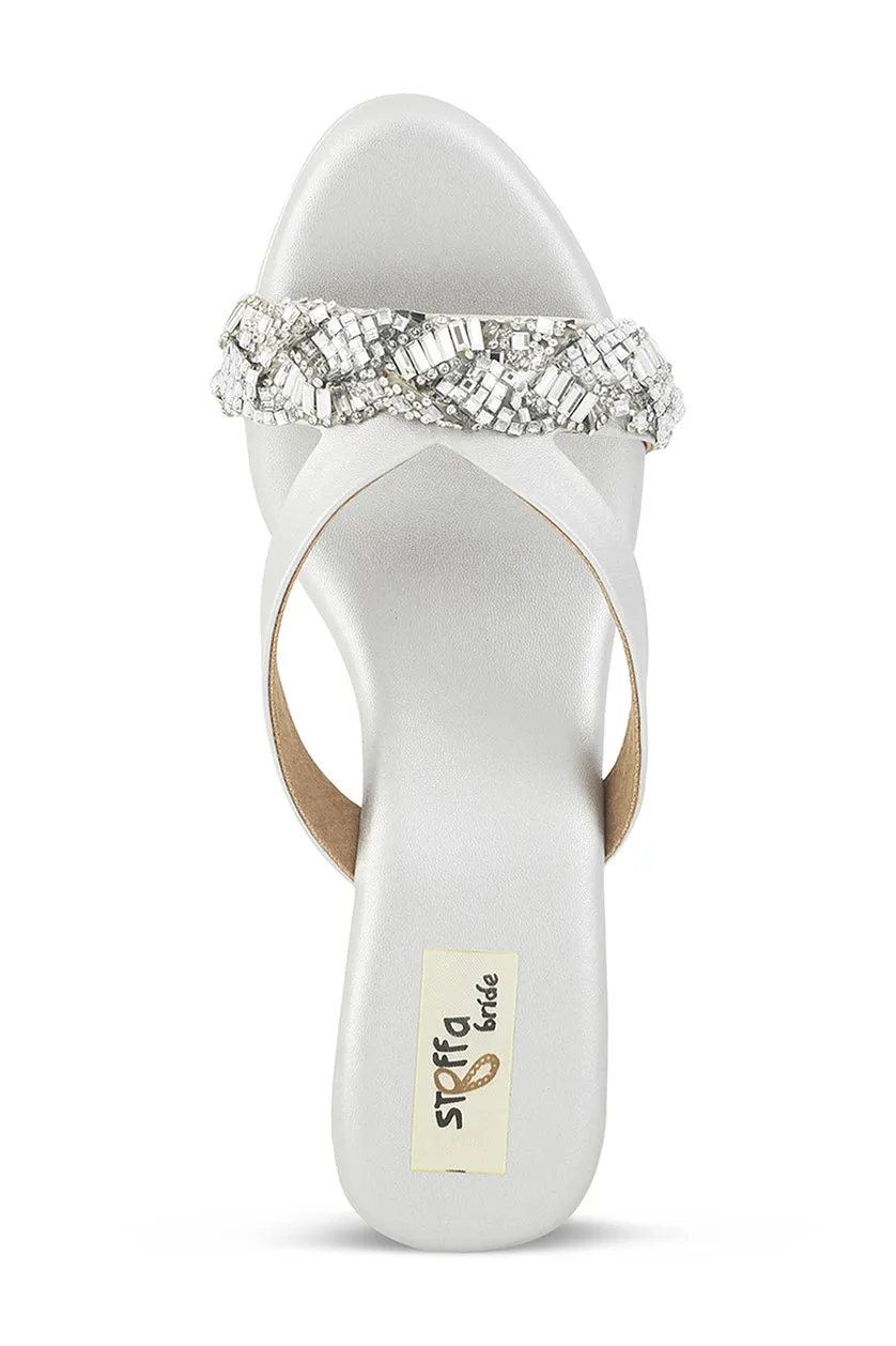 Crystal High Wedge Champagne