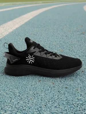 cult Active Men Running Shoes - Black