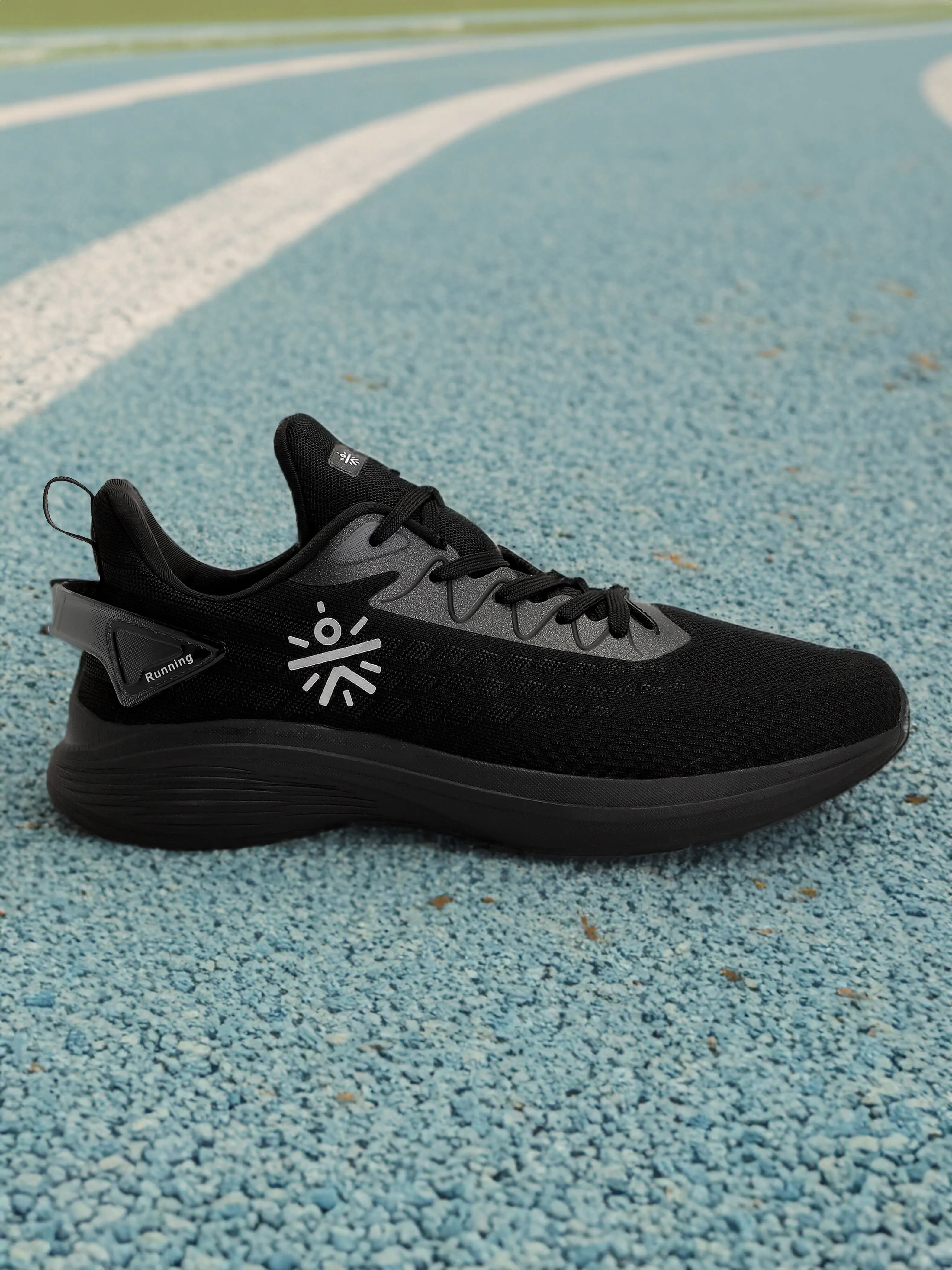 cult Active Men Running Shoes - Black