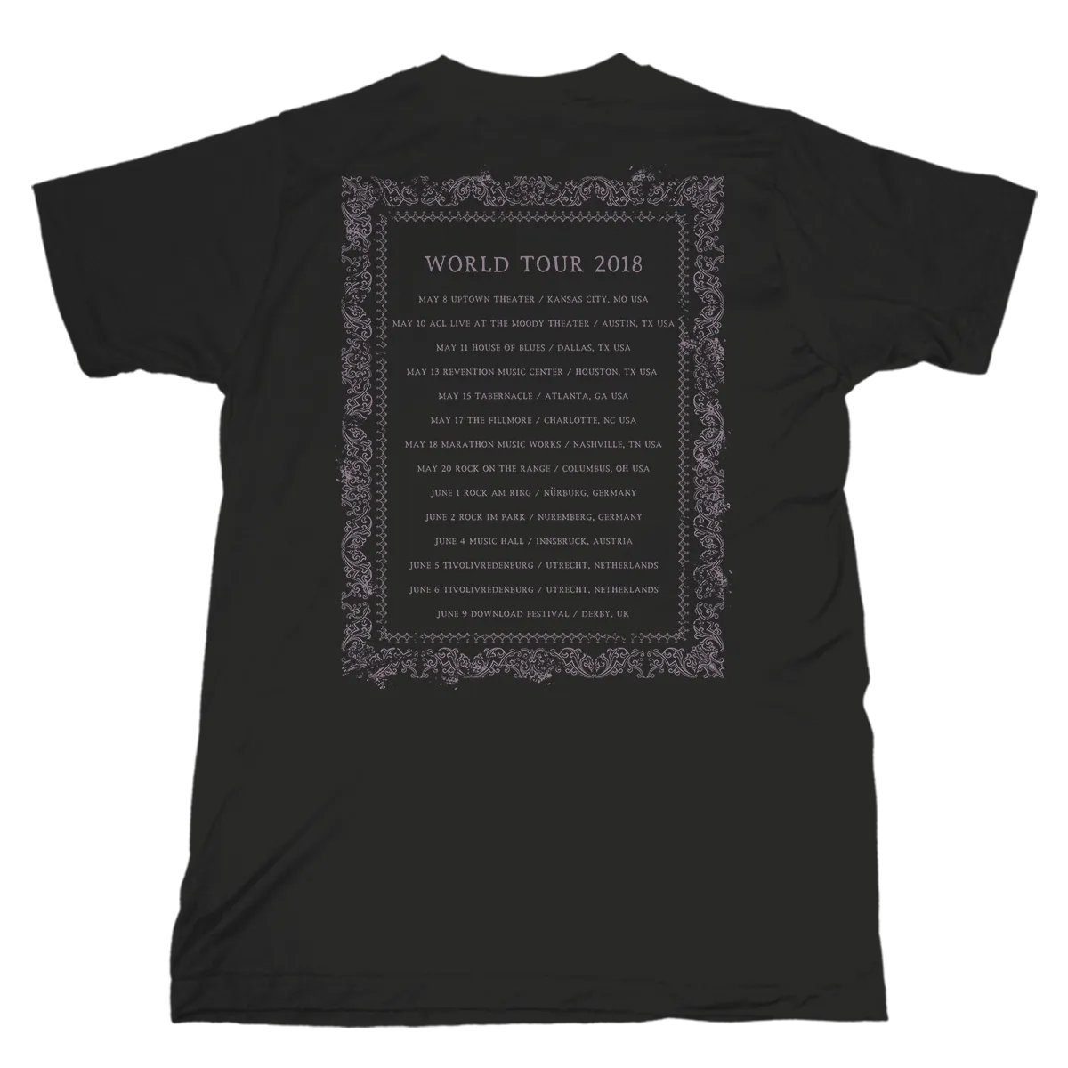 DEATH GARDEN TOUR TEE
