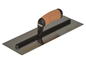 DEWALT 0.5mm FLEX Stainless Steel Flat Trowel, Leather Handle 14in