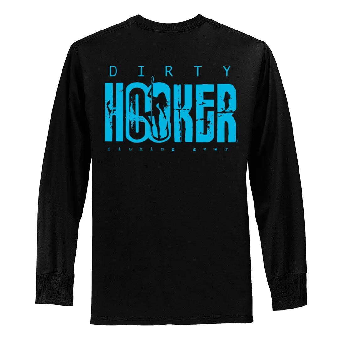 Dirty Hooker Classic Light Blue Long Sleeve T-Shirt