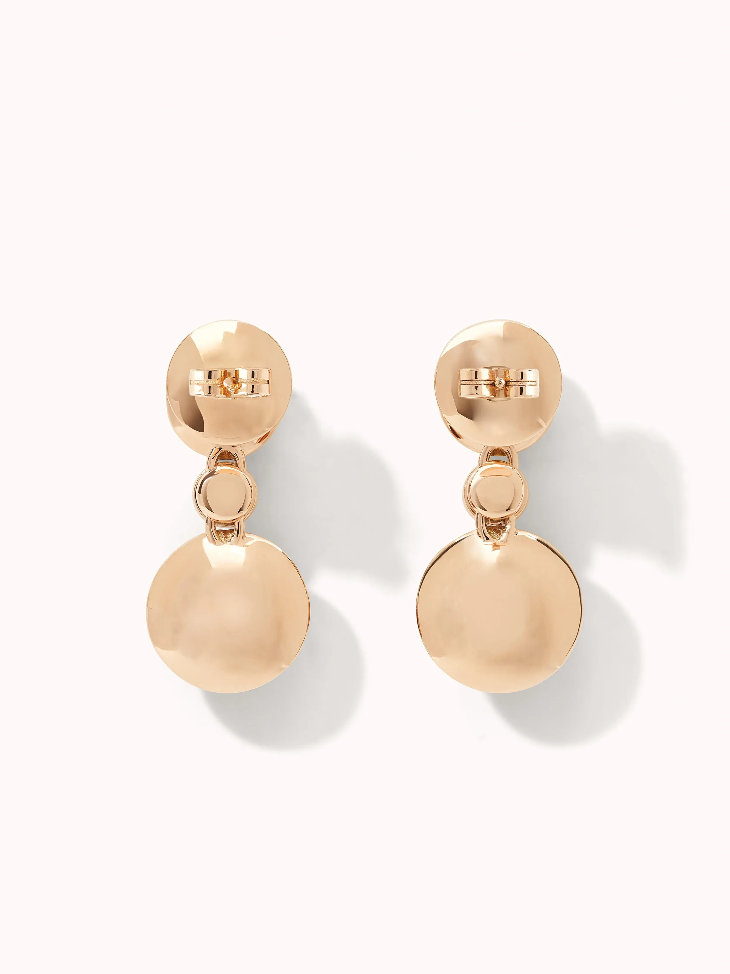Earrings BOUTON 2 Cabochons 'Sky' / Classic 'Sky' / Classic