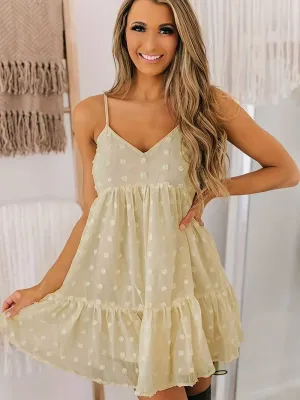 Evelyn Dress: Holiday Style, Sleeved, Ruffle Hem