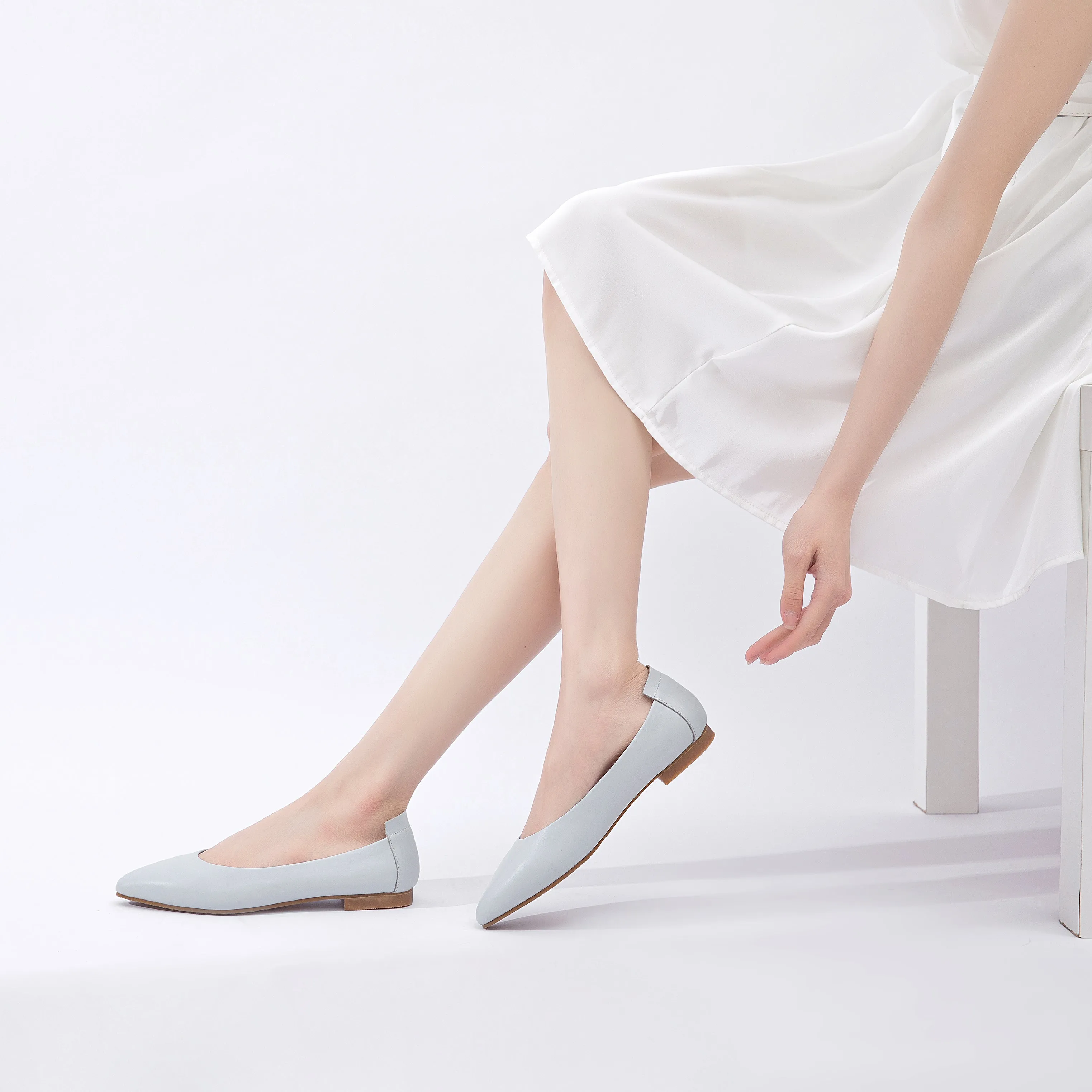 Extremely Soft Flats Shoes, Lady Grey