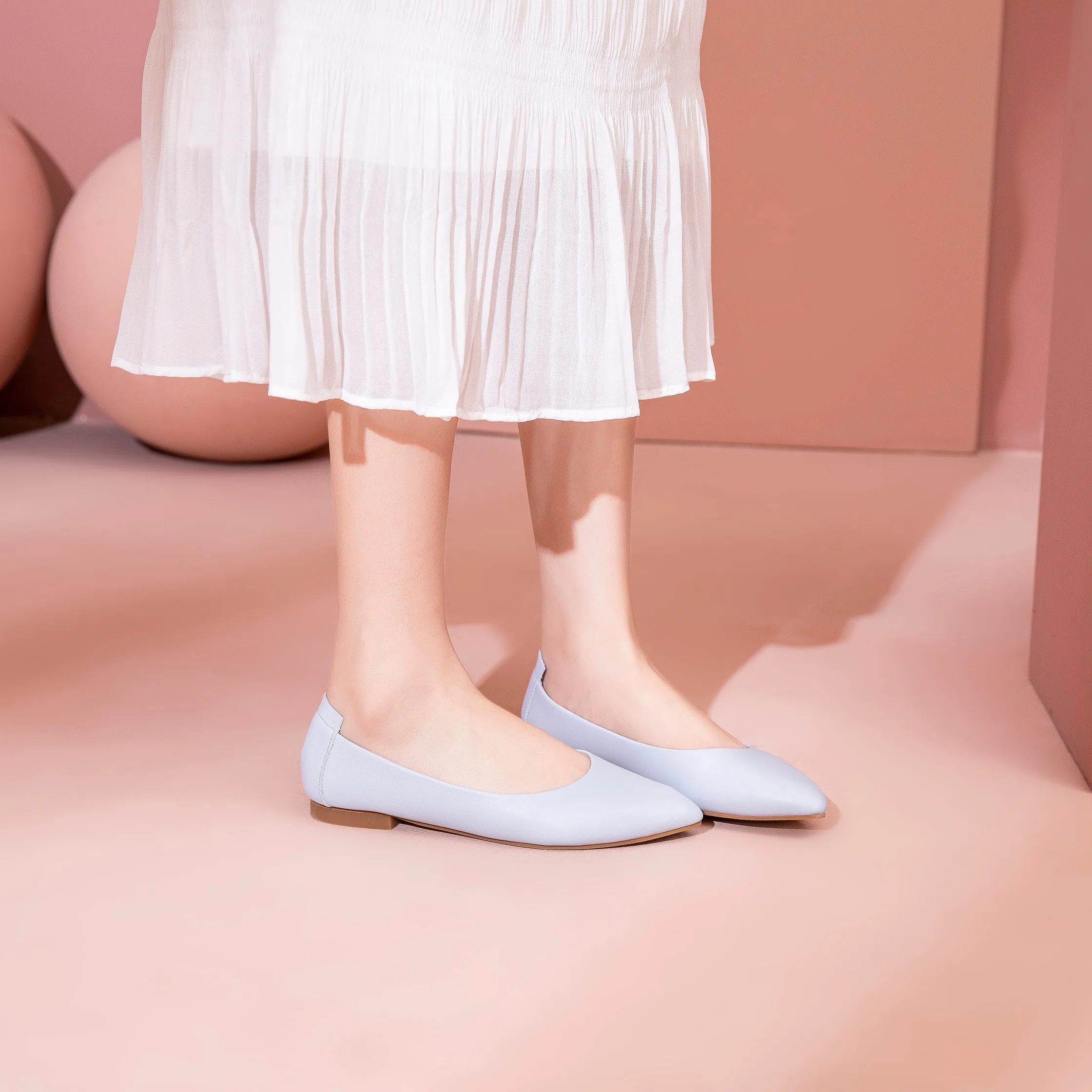 Extremely Soft Flats Shoes, Lady Grey