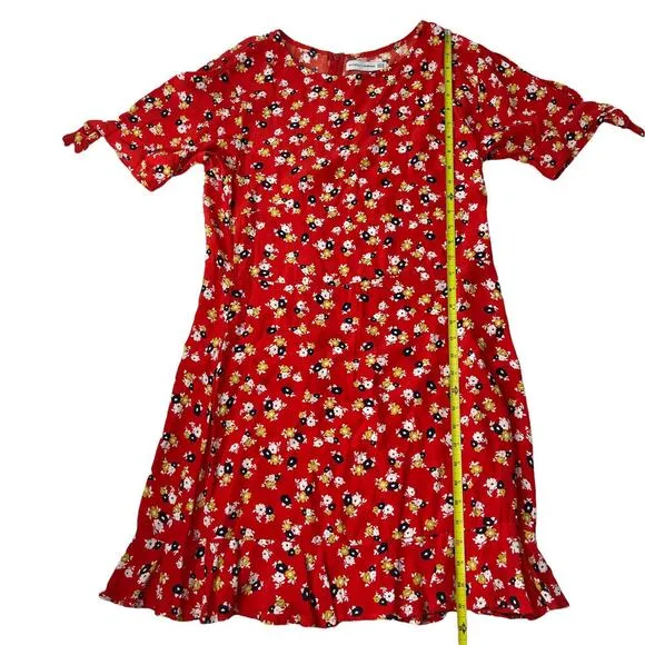 Faithfull the Brand mini dress floral ruffle daphne flirty
