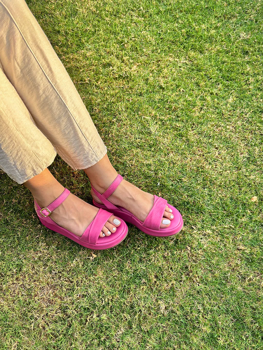 Fallon Leather Sandals