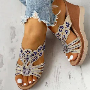 Fanyil Women's Platform Wedge Casual Sandals