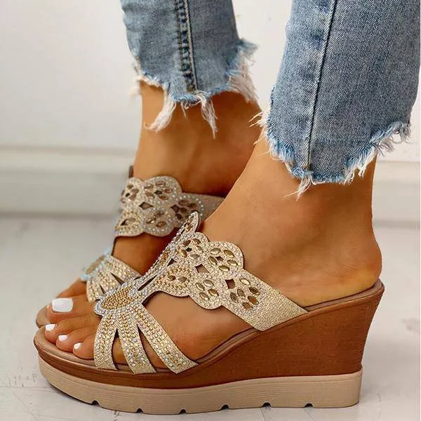 Fanyil Women's Platform Wedge Casual Sandals