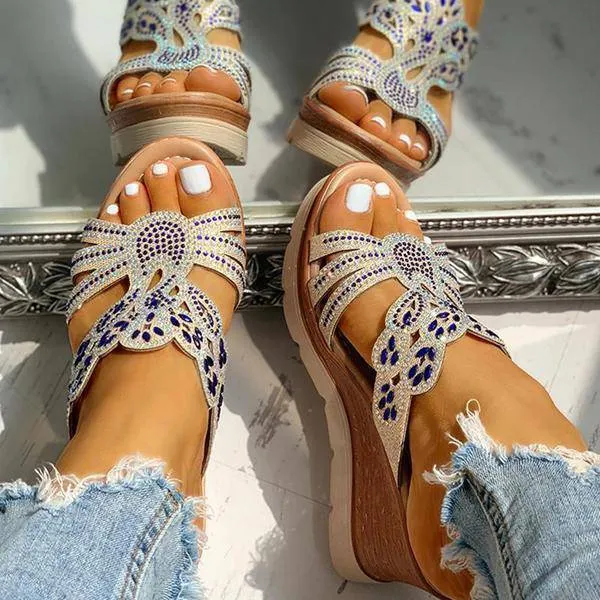 Fanyil Women's Platform Wedge Casual Sandals