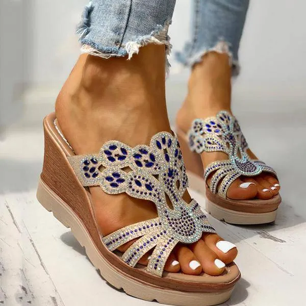 Fanyil Women's Platform Wedge Casual Sandals