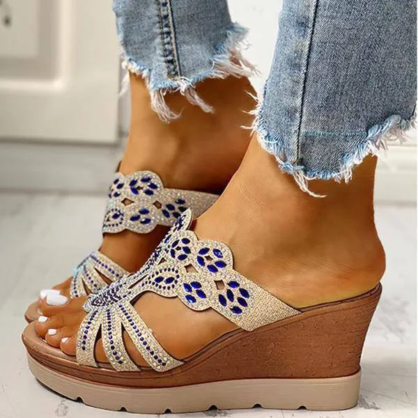 Fanyil Women's Platform Wedge Casual Sandals