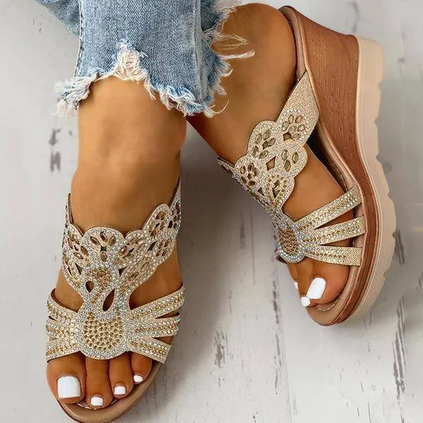 Fanyil Women's Platform Wedge Casual Sandals