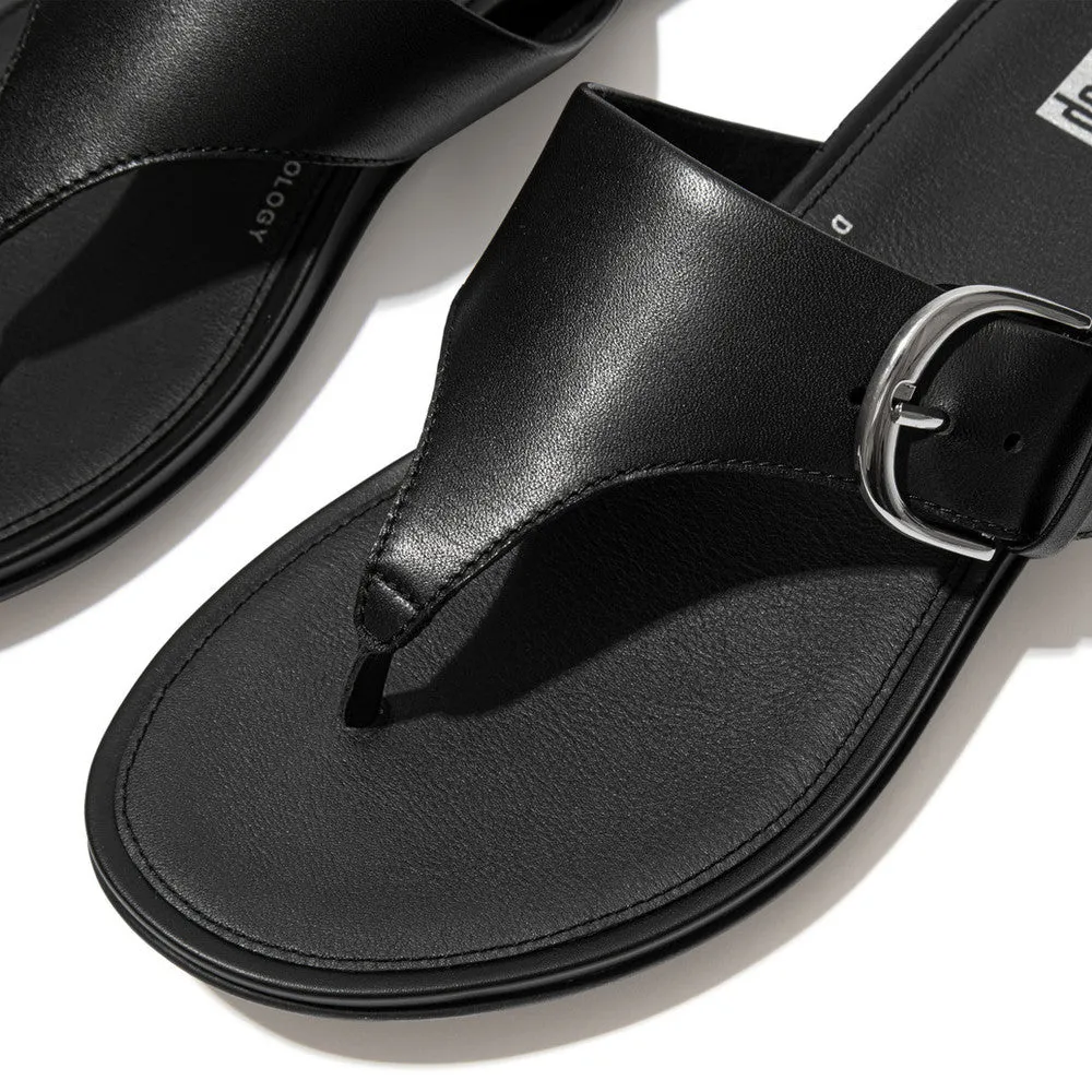 FitFlop GRACIE Buckle Leather Toe-Post Sandals