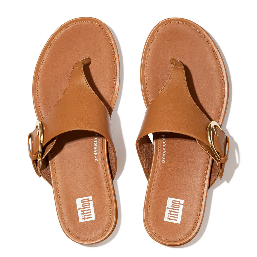 FitFlop GRACIE Buckle Leather Toe-Post Sandals
