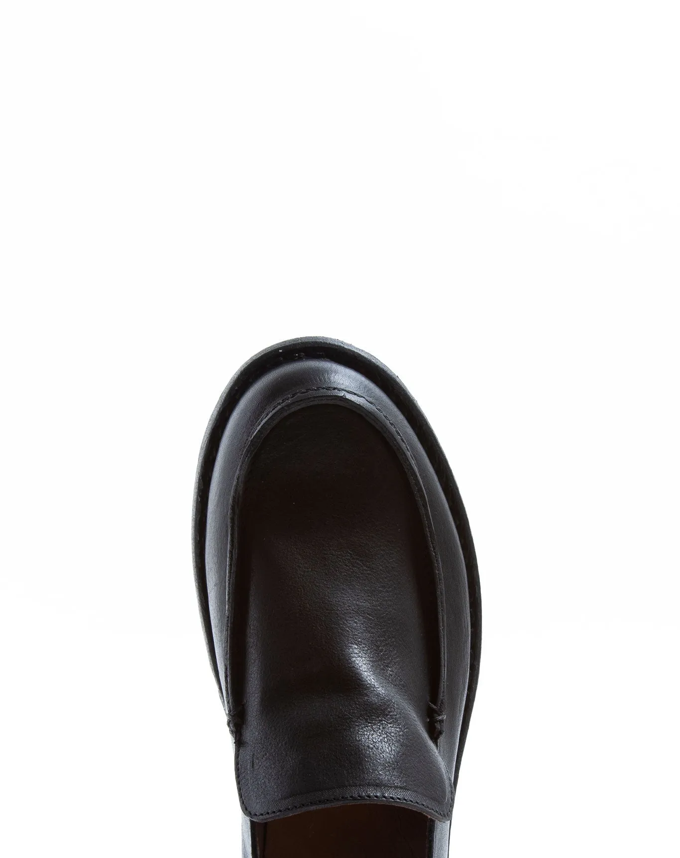 FLOW Black Leather Loafers