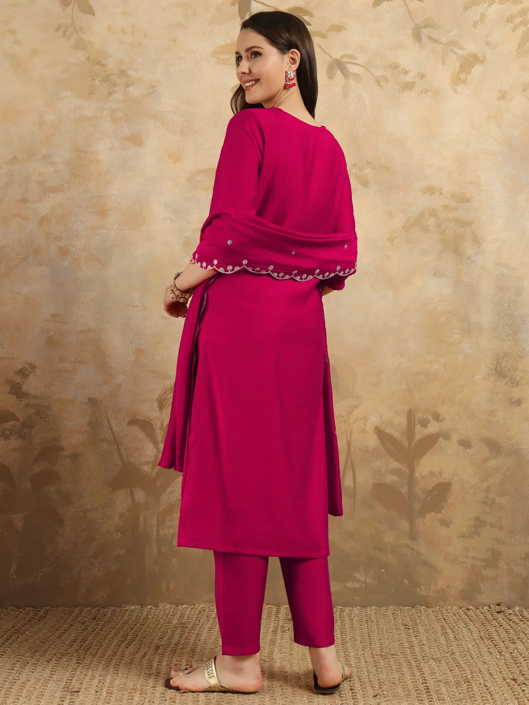 FRILLFIT : Embroidered Kurti Set – Perfect for Festive &amp; Casual Wear