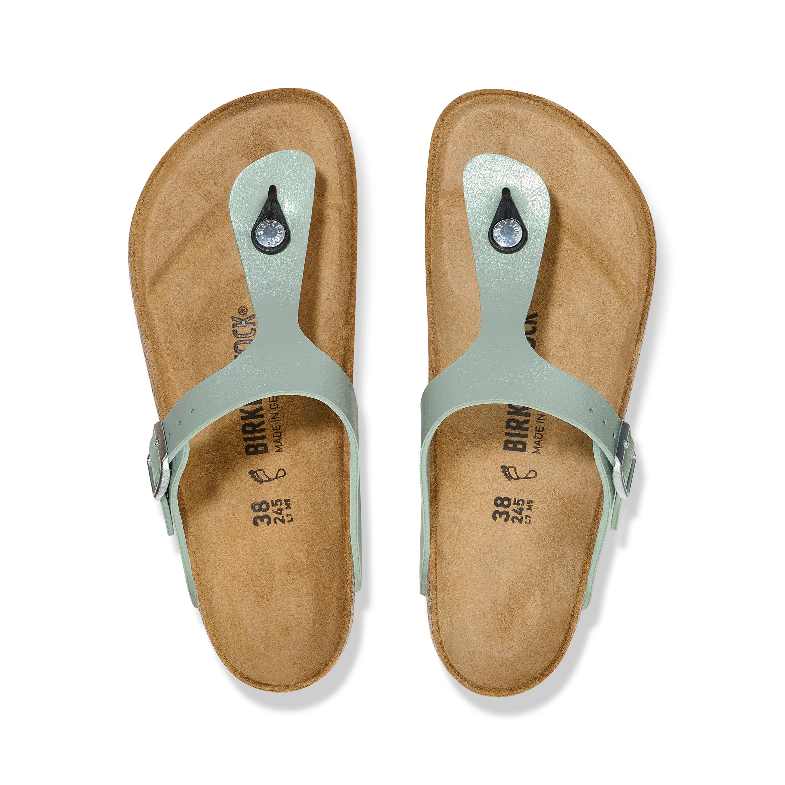 Gizeh Graceful Surf Green Birko-Flor