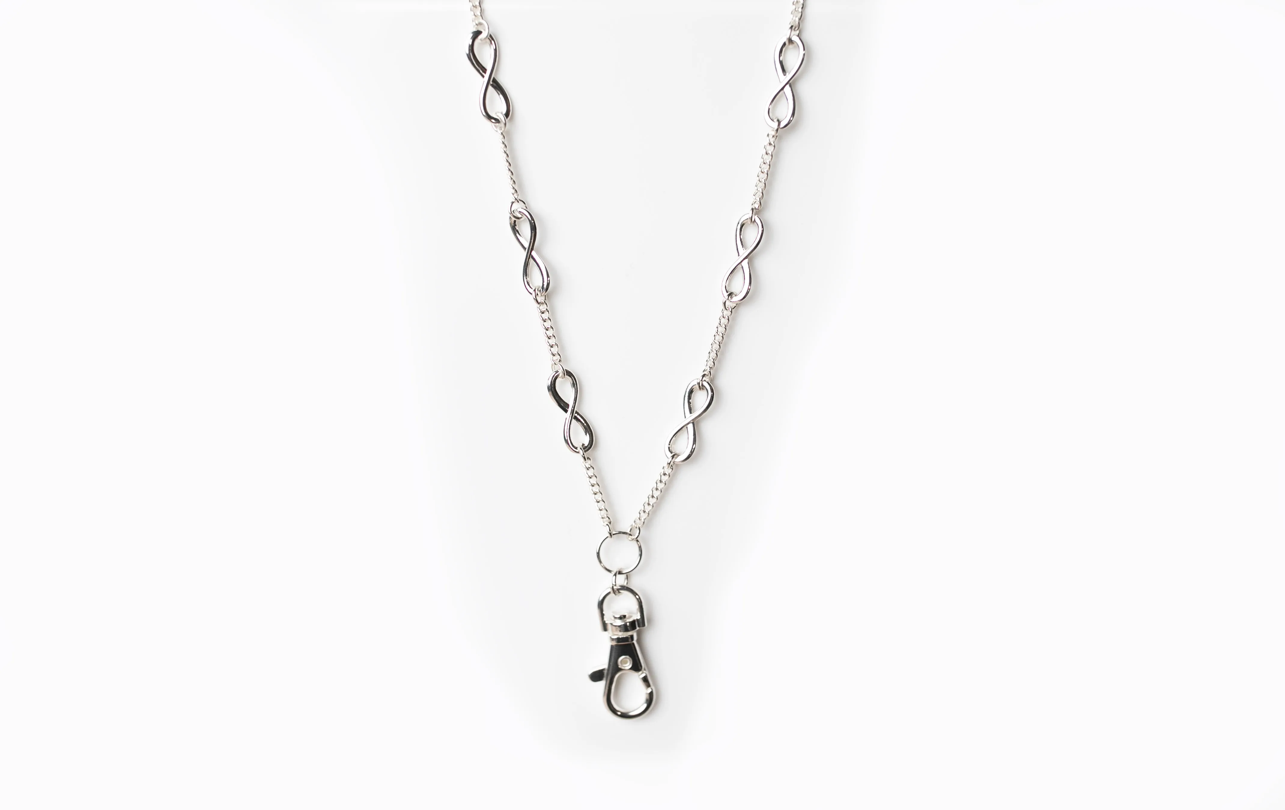 Hannah Infinity Lanyard Necklace (Stainless Steel)