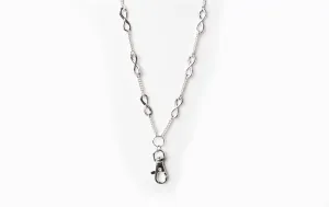 Hannah Infinity Lanyard Necklace (Stainless Steel)
