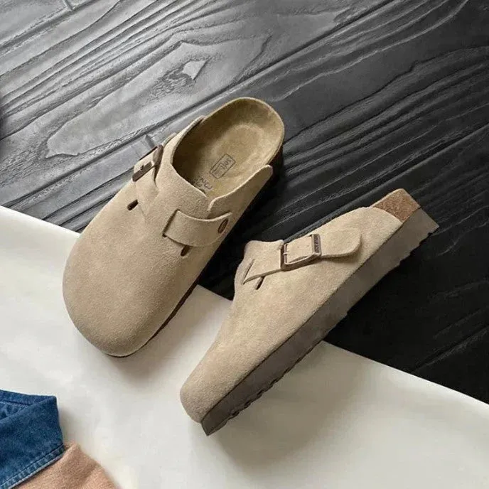High-quality leather Boston sandals for men and women: stylish and durable