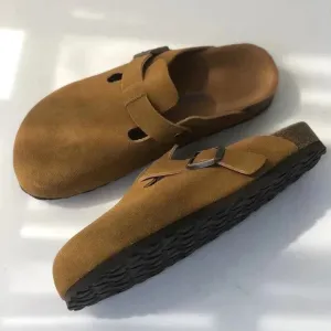 High-quality leather Boston sandals for men and women: stylish and durable