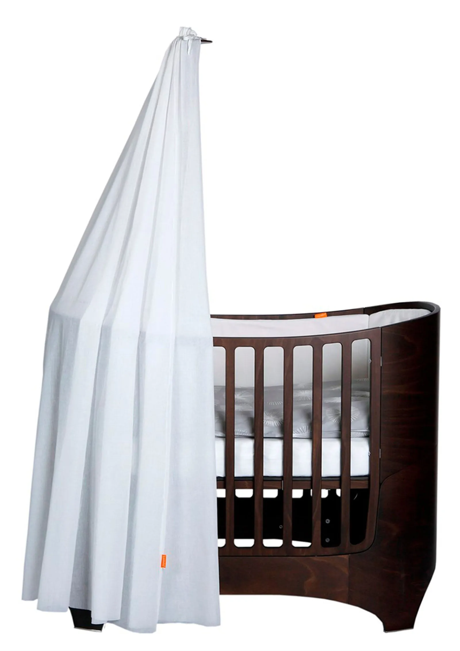 Himmelgestell 'Classic' Babybett Walnuss
