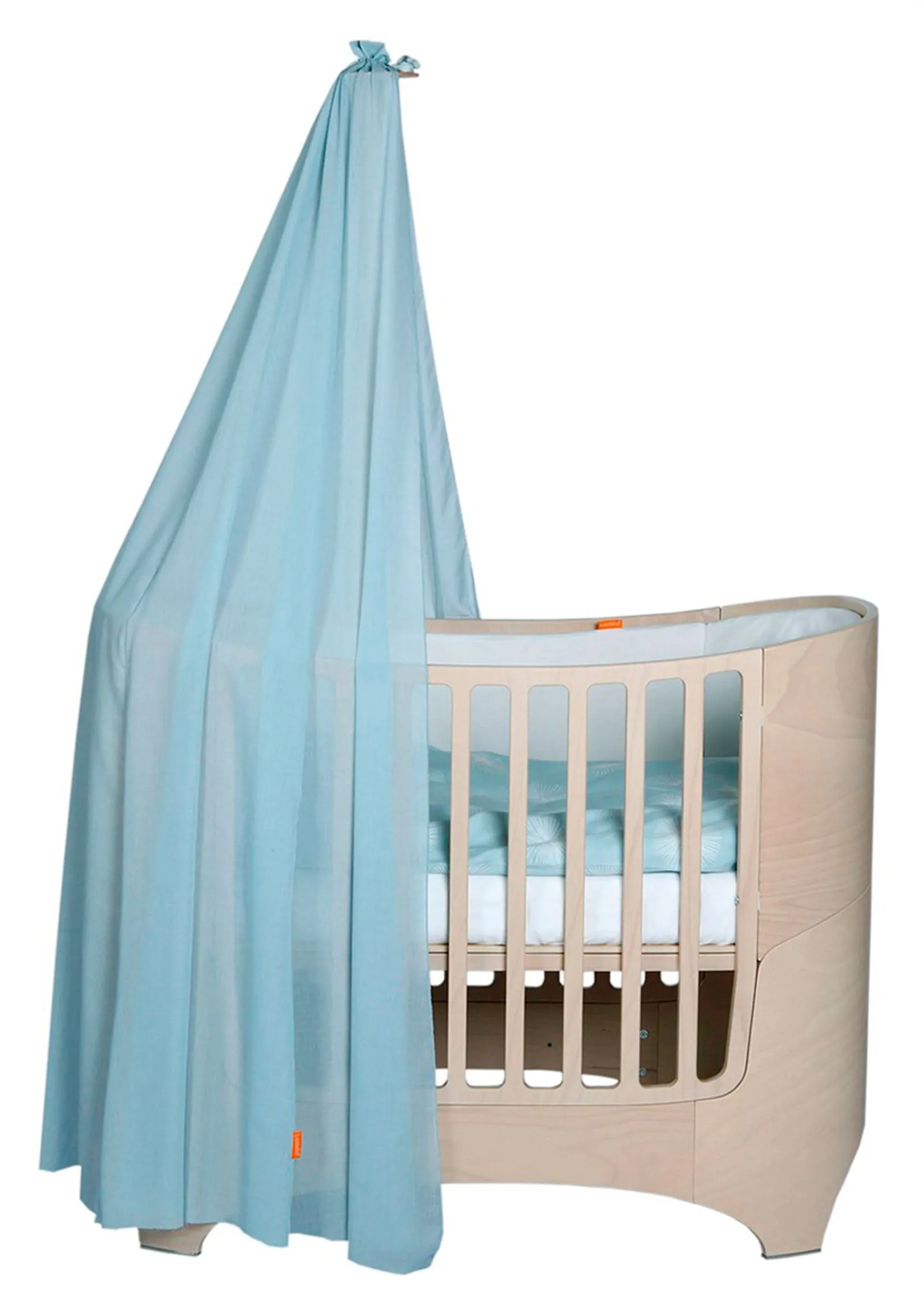 Himmelgestell 'Classic' Babybett Whitewash