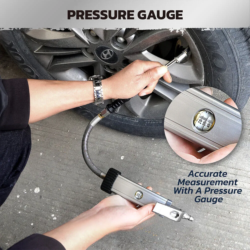 HORUSDY Handheld Tire Inflator with Pressure Gauge for Cars, Trucks & RVs