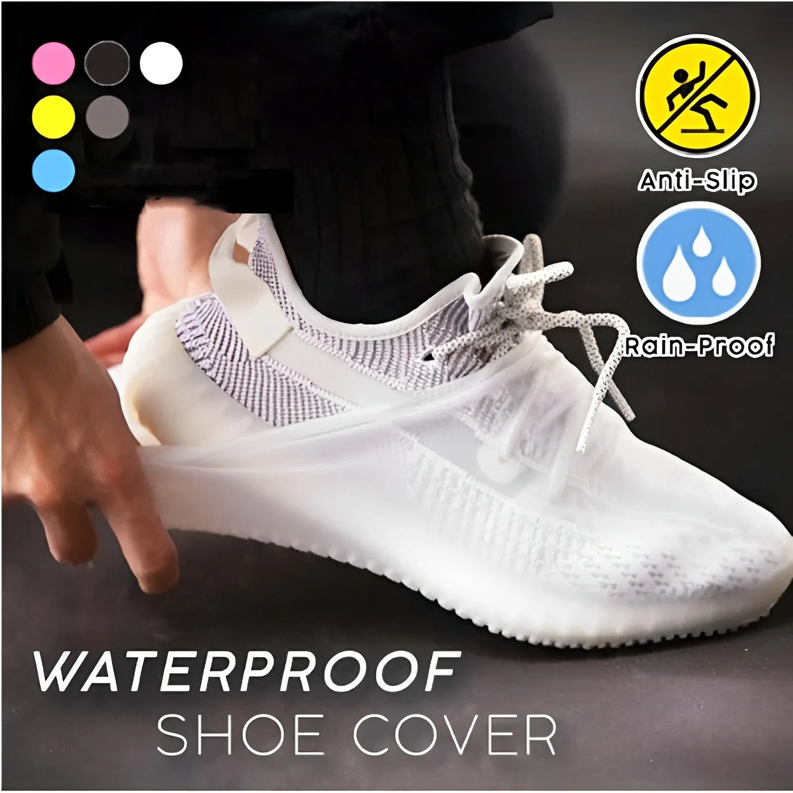 Hydro Wasserdichte Silikon-Schuhüberzüge