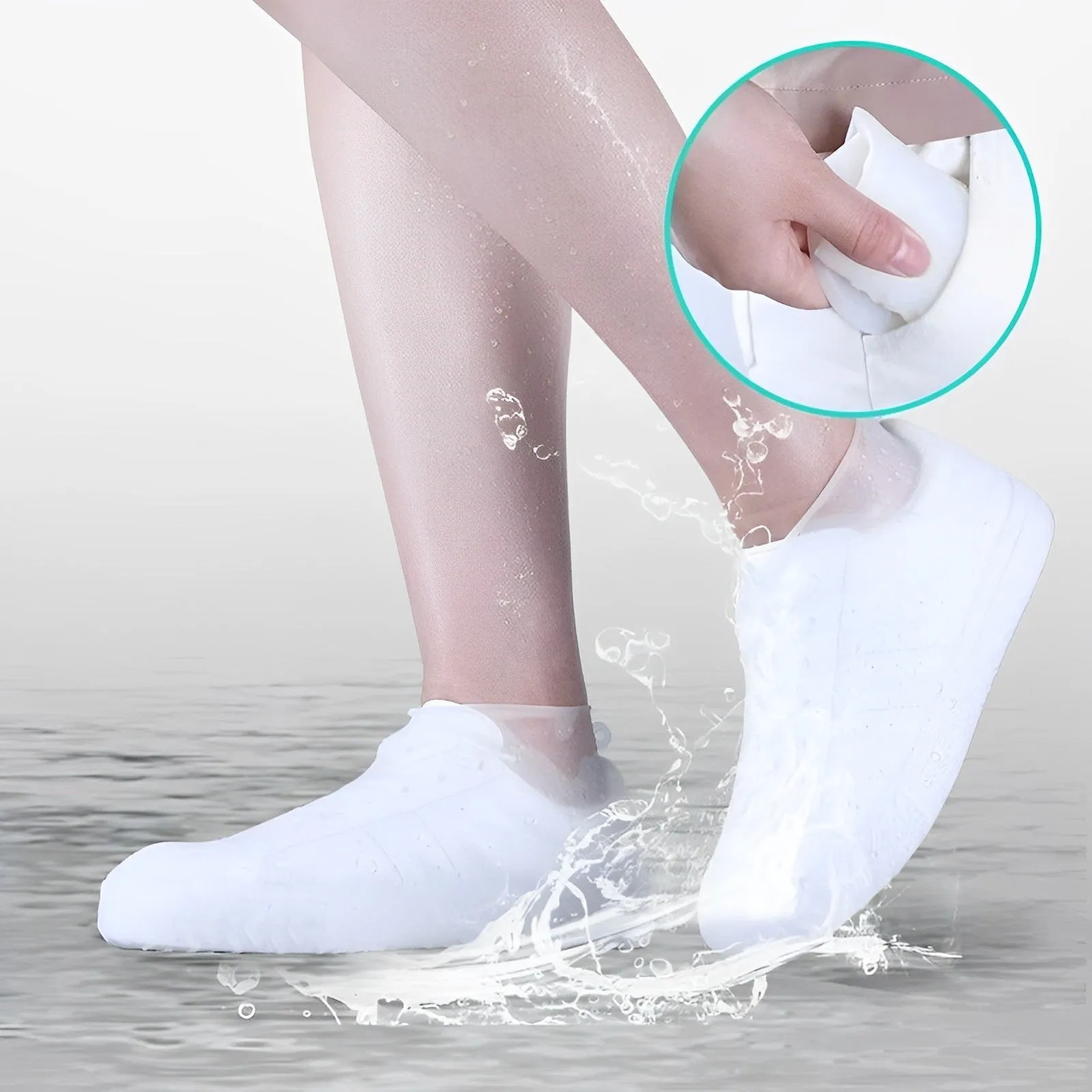 Hydro Wasserdichte Silikon-Schuhüberzüge