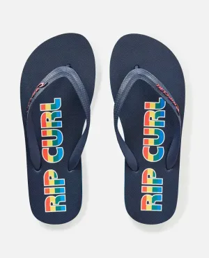 Icons Of Surf Bloom Open Toe - Navy/Red