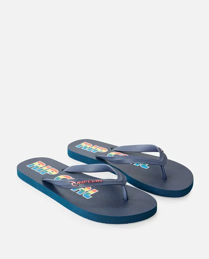 Icons Of Surf Bloom Open Toe - Navy/Red