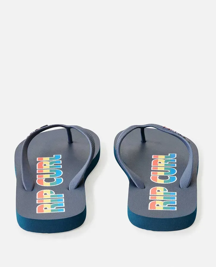 Icons Of Surf Bloom Open Toe - Navy/Red