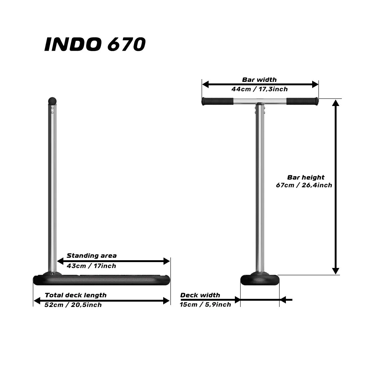 Indo The Trick V2 Trampoline Scooter